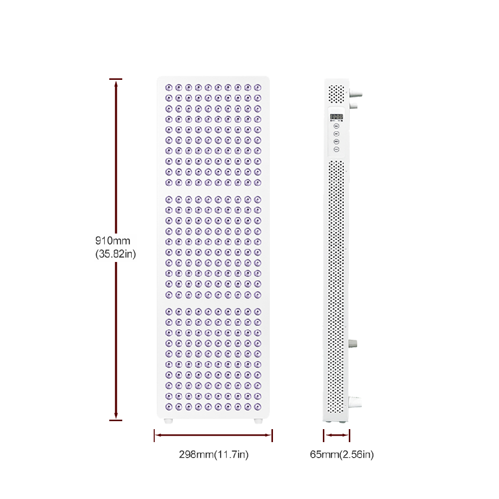 X-Large Red Light Therapy Panel, 300 LEDs, 5 Wavelengths